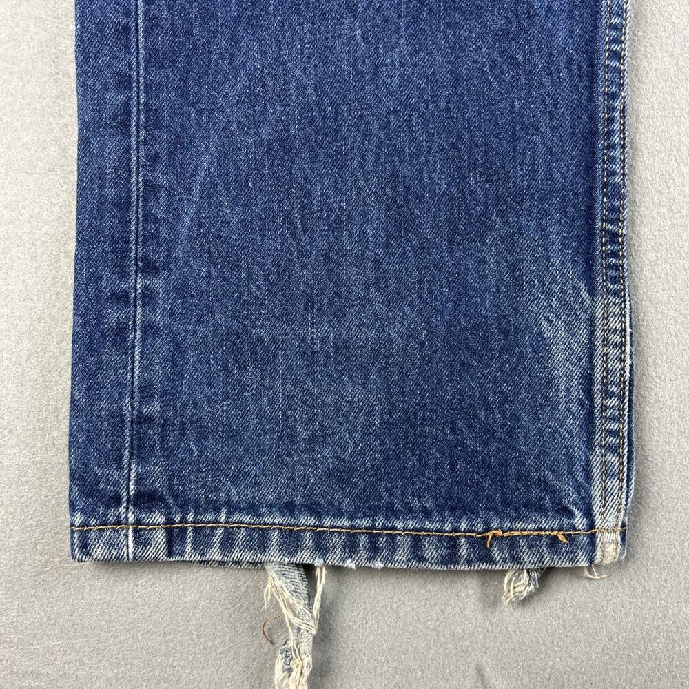 Levi’s 505 Denim Blue Jeans Mens 36x29 Casual Straight Leg Pants Medium Wash - Picture 5 of 14